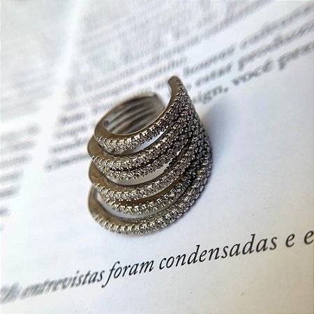 Piercing Seis Arcos Prateado