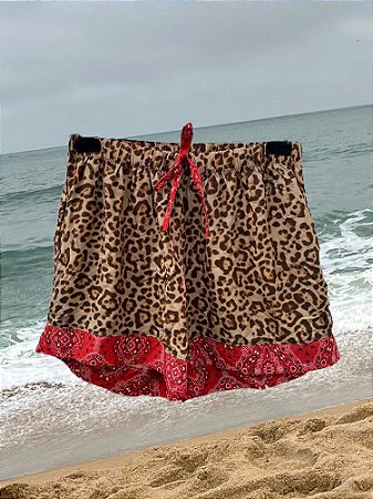 Shorts Onça Vermelho