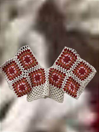 Cropped Crochê V Colors