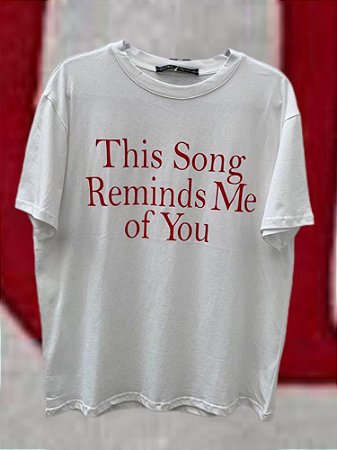 T-shirt This Song Off White