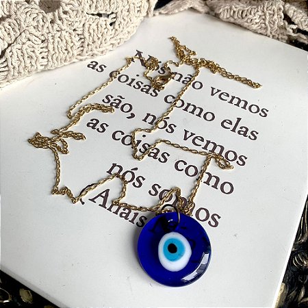 Colar Longo Olho Grego