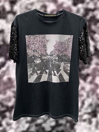 T-shirt Beatles Paetês