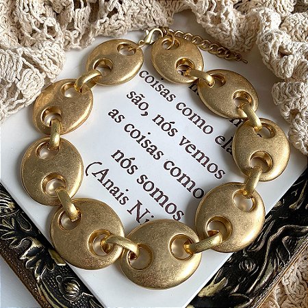 Colar Soda Cap Dourado