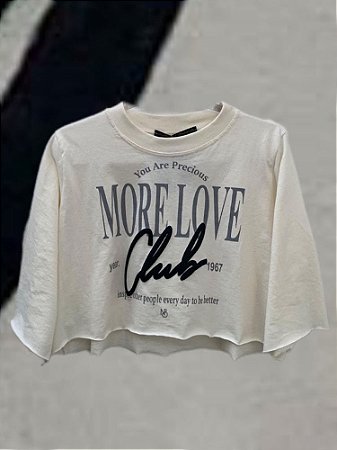 Cropped Club Off White