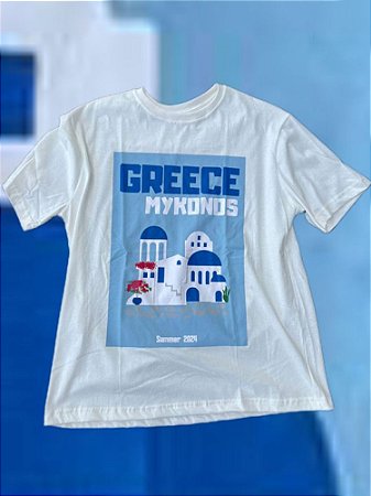 T-shirt Greece Off White