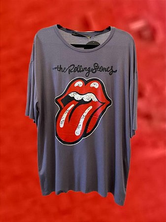 T-shirt Rolling Stones Cinza