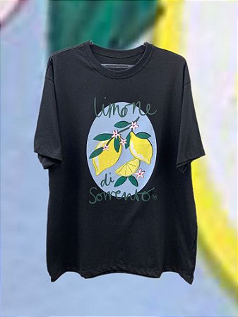 T-shirt Limone Preto