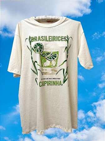 T-shirt Brasileirices Off White