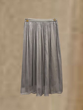 Saia Shine Tule Cinza