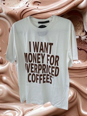 T-shirt Overpriced Coffee Off White