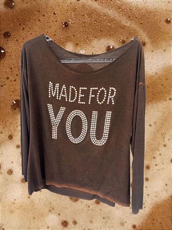 Blusa Made Mocha Mousse