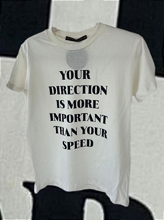 T-shirt Your Direction Off White