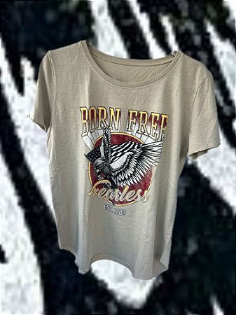T-shirt Born Free Bege