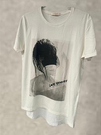 T-shirt Love Stories Branca