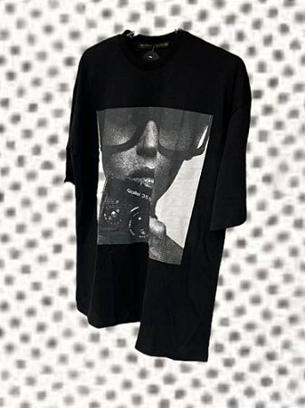 T-shirt Câmera Preta