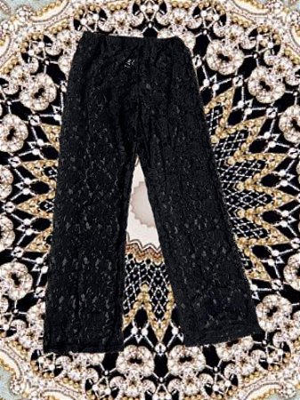 Calça Renda Preta