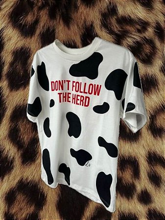 T-Shirt Cow Print Don´t Follow