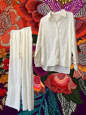 Conjunto Camisa Calça Off White