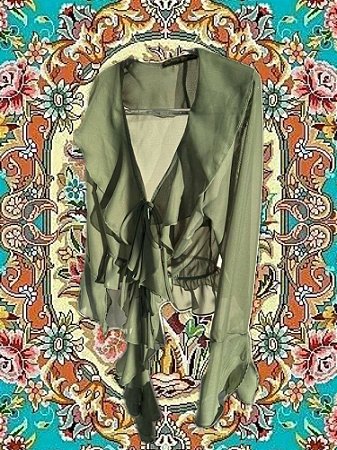 Blusa Verde Romantic Vibes