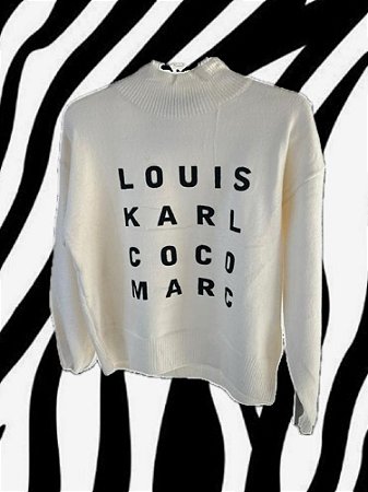 Blusa Tricot Nomes Off White