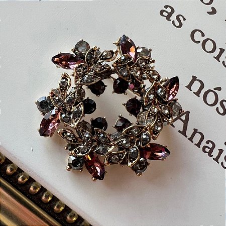 Broche Guirlanda Uva