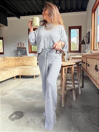 Home Wear Cinza Mousse