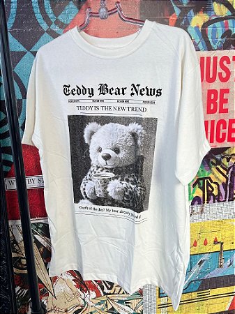 Maxi T-shirt Teddy Off White