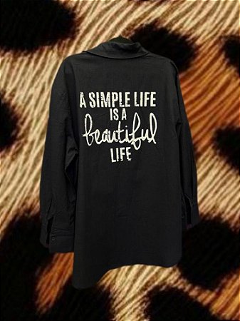 Camisa Simple Life Marinho