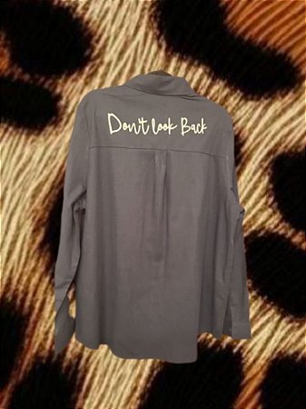 Camisa Don´t Look Back Marinho
