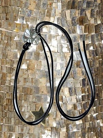 Cinto Flor Metal Preto