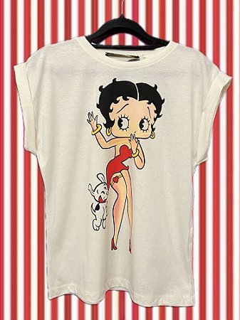 T-shirt Betty Boop Off White