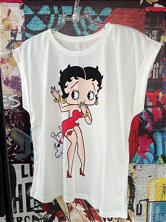 T-shirt Betty Boop Off White