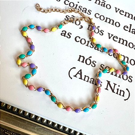 Choker Fio Candy Colors