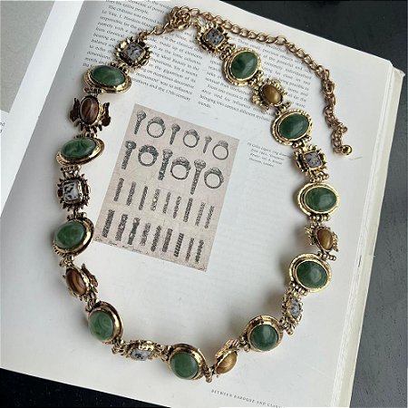 Cinto Riviera Stones Dourado