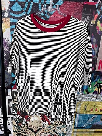 T-shirt Listras Marinho