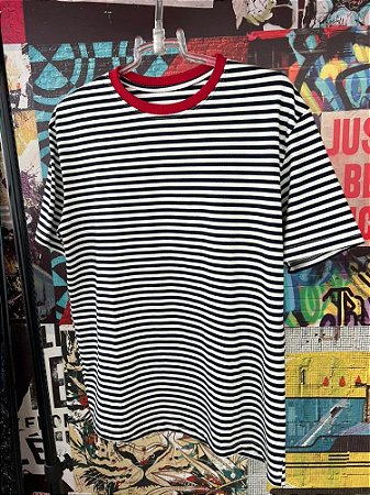 T-shirt Listras Marinho