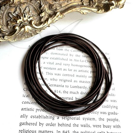 Jogo Pulseiras Fio Marrom