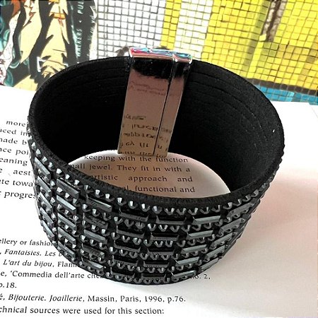 Bracelete Faixa Ímã Preto