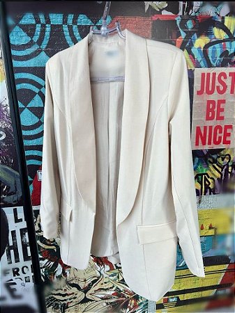Blazer Areia Alfaiataria