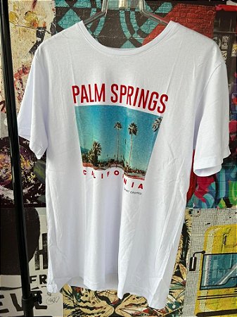 Maxi T-Shirt Palm Springs Branca