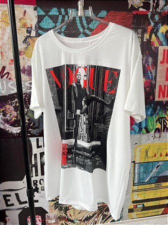 Maxi T-Shirt Red Vogue Branca