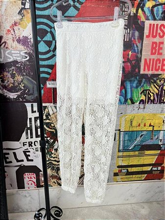 Calça Aladim Renda Off