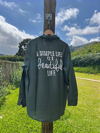 Camisa Simple Life Verde