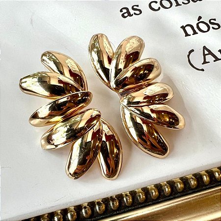 Brinco Gominhos Dourado