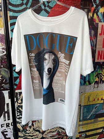 Maxi T-shirt Dogue Branca