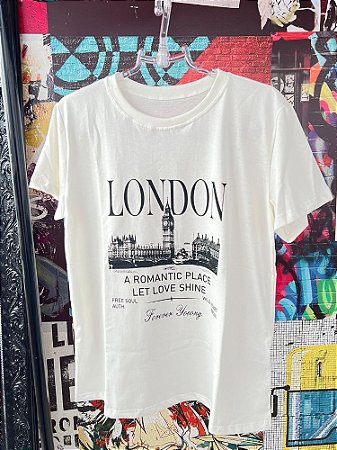 T-shirt London Off White
