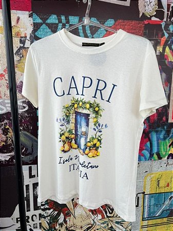 T-shirt Capri Off White