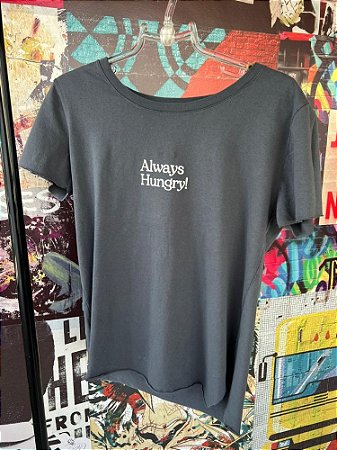T-Shirt Always Hungry Verde Estonado