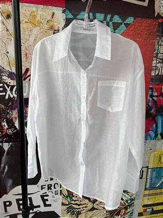 Camisa Manga Longa Branca