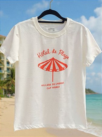 T-shirt Hotel Plage Off White